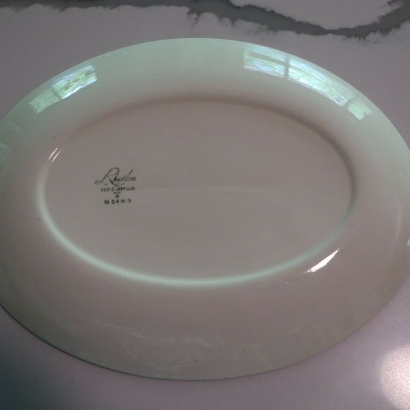 Homer Laughlin Rhythm Capri Serving Bowl & Platter VT Mid-Century - Picture 5 of 5